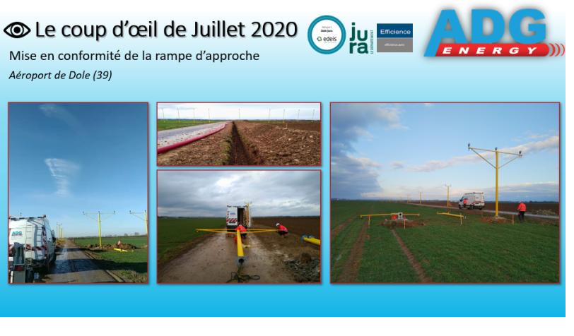 Rampe d'approche aéroport de Dole